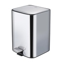 Papelera Brushed de Pedal con Freno 18L