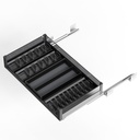 Gaveta Organizador de Platos 80 cm Serie Cristallo Nero 