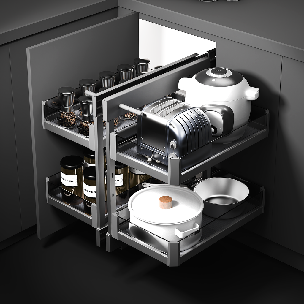 Esquinero Extracción Total Serie Cristallo Nero