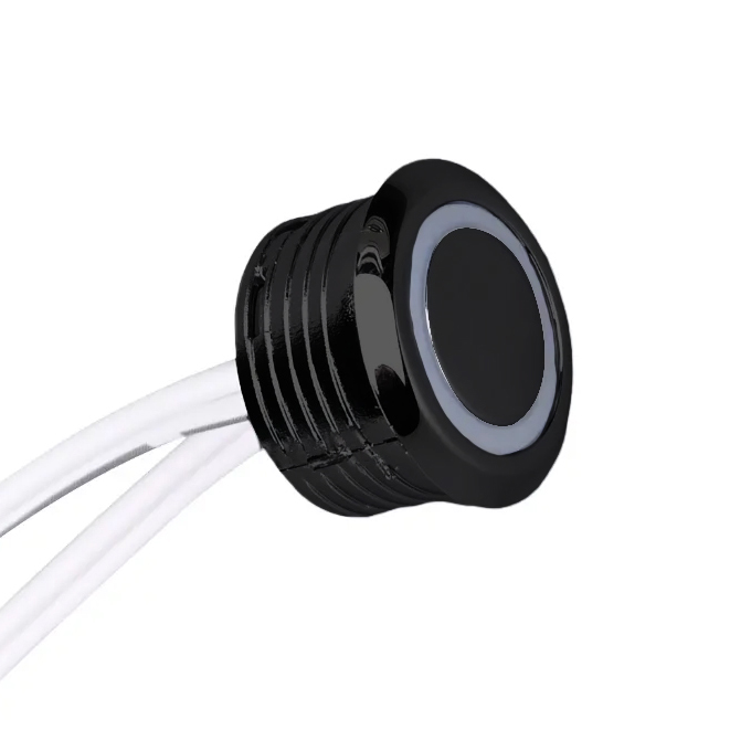 Interruptor con Sensor de Encendido Tactil Negro