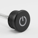 Interruptor con Sensor de Encendido Tactil Negro