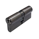 Cilindro de Latón Macizo 70 mm Black Brush Nichel Doble Llave