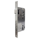 Cerradura de Embutir 60 mm de Acero Inoxidable y Tres Bulones de Seguridad Silenciosos