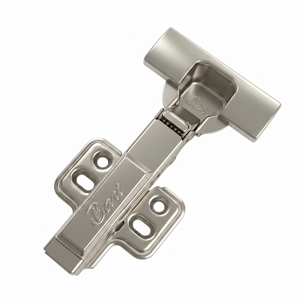 Bisagra recta de 35 mm con freno y clip