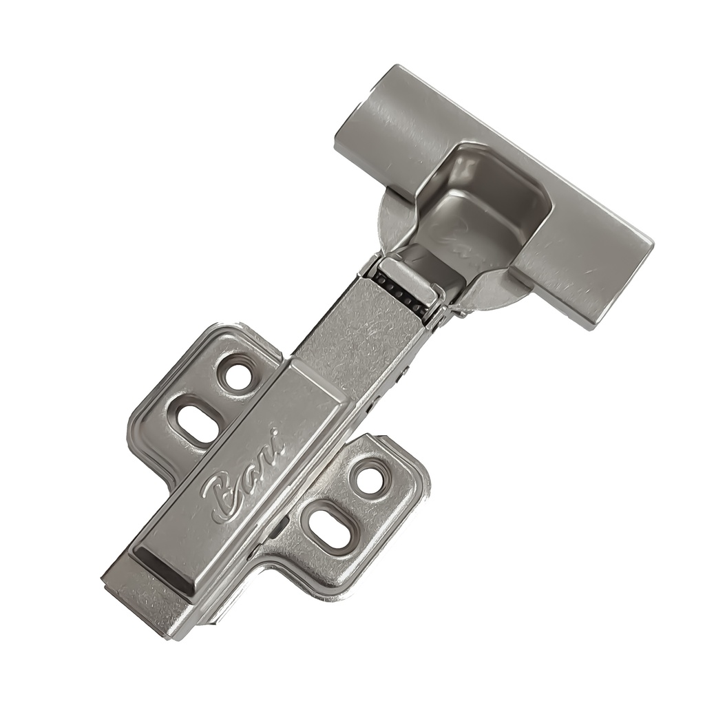 Bisagra recta de 35 mm con freno y clip