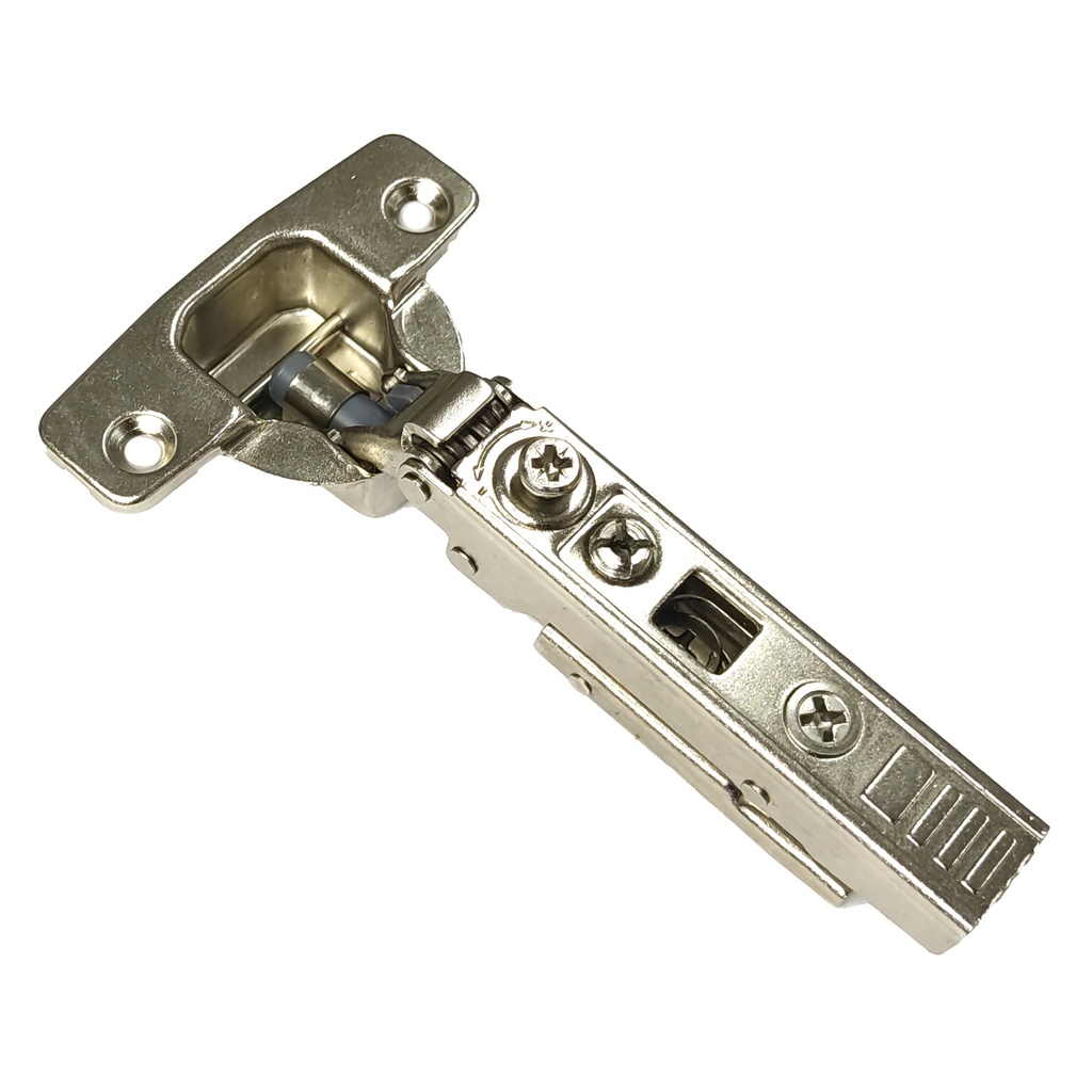 Bisagra recta con freno y clip 4D Lineal (Modelo B)