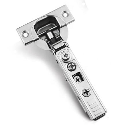 Bisagra recta con freno y clip 4D Lineal (Modelo A)