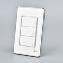 Interruptor Triple Serie Lusso