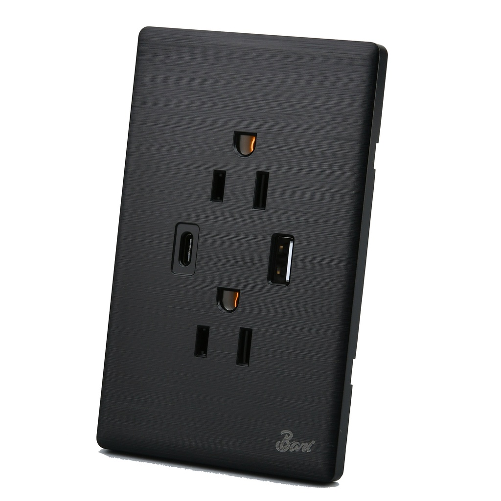 Toma Corriente Doble USB Serie Sollievo