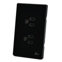 Toma Corriente Doble con tierra Serie Vuoto