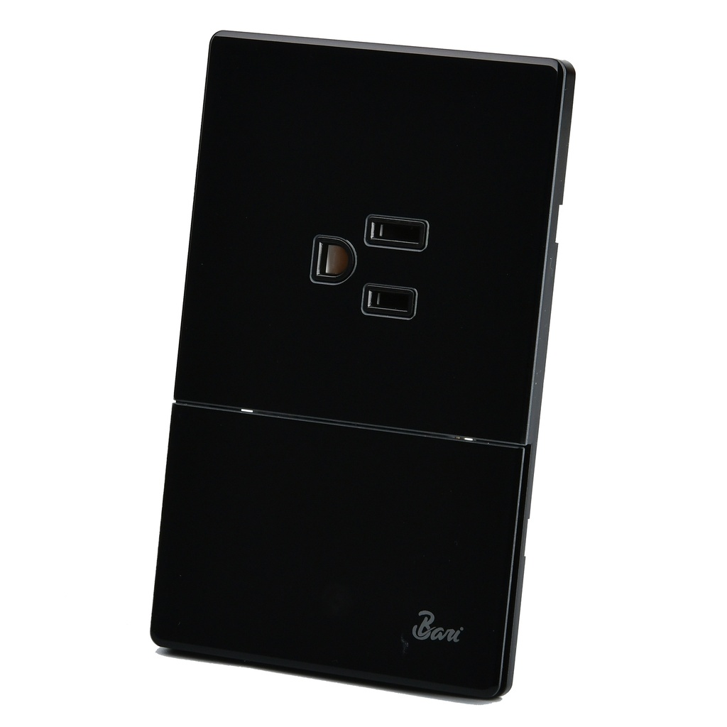 Interruptor + Tomacorriente con tierra Serie Vuoto