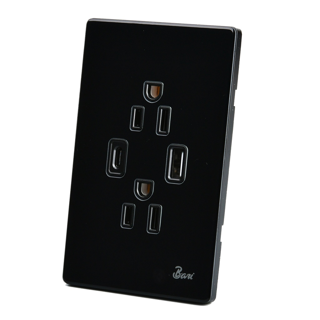 Toma Corriente Doble USB Serie Vuoto