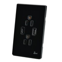 Toma Corriente Doble USB Serie Vuoto