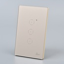 Interruptor Smart Triple Serie D'oro