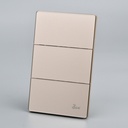 Interruptor Triple Serie D'oro