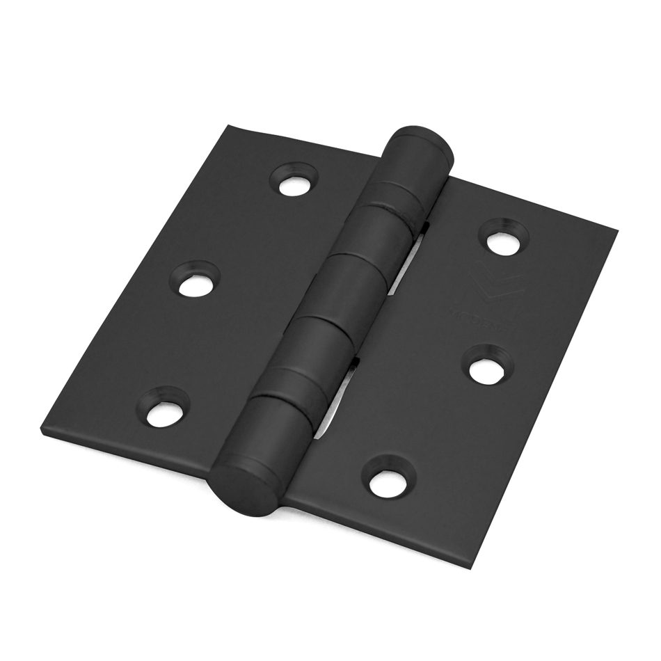 Bisagra 3x3 de Acero Inoxidable con Rolineras Negra
