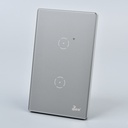 Interruptor Smart Doble Serie Grigio