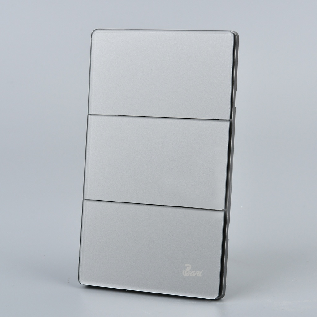 Interruptor Triple Serie Grigio
