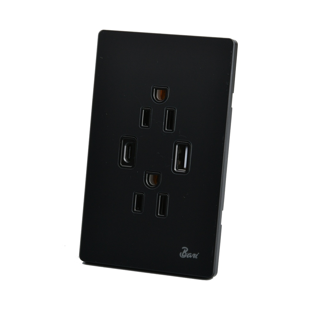 Toma Corriente Doble USB Serie Spento