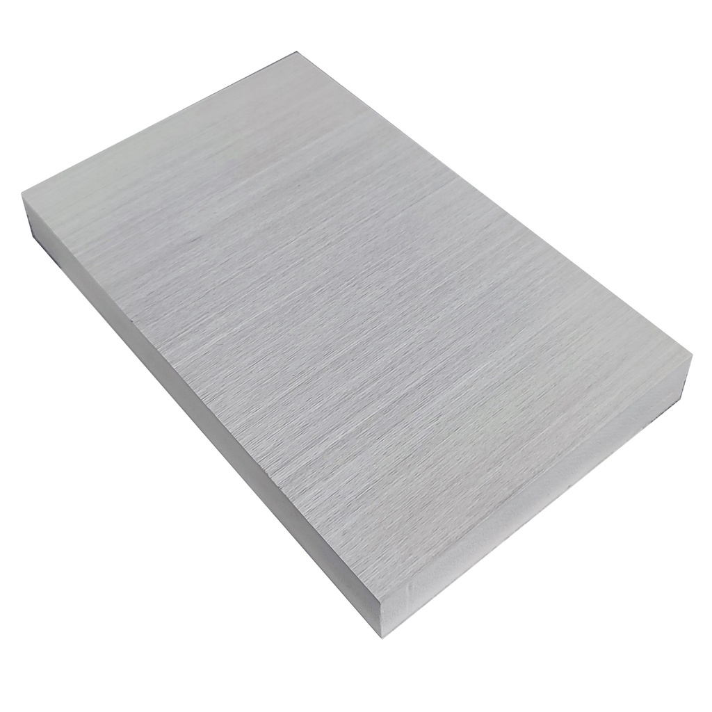 Lamina de PVC Laminado Texturizado Blanco Nebbia Doble Cara 18 mm