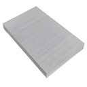 Lamina de PVC Laminado Texturizado Blanco Nebbia Doble Cara 18 mm