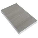 Lamina de PVC Laminado Texturizado Gris Cenere Doble Cara 18 mm