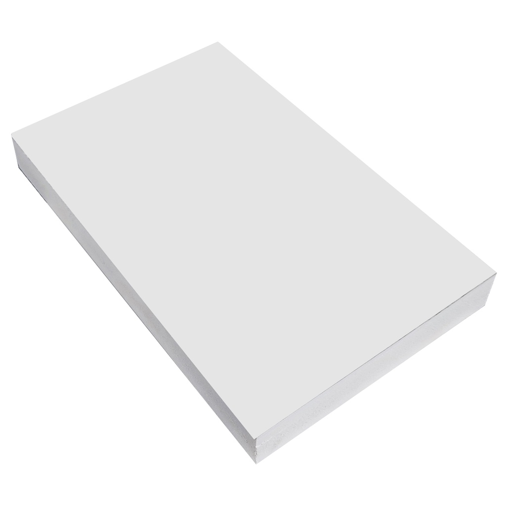 Lamina de PVC PET Blanco Alto Brillo Doble Cara 18 mm