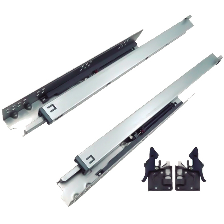 Corredera de Montaje Oculto con Freno 25 cm