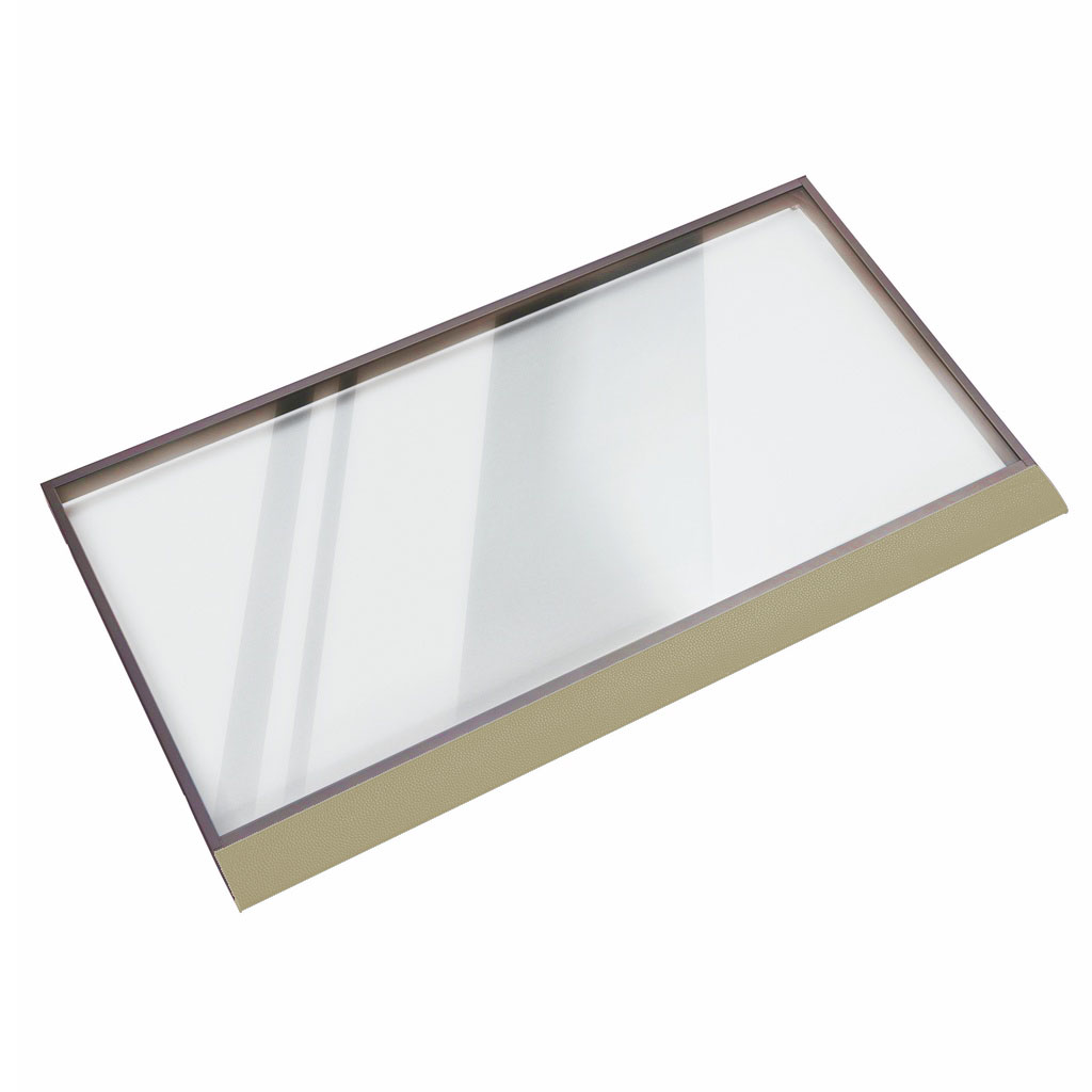 Repisa de Vidrio Serie Velluto de 80 cm con Luz Led para Joyero