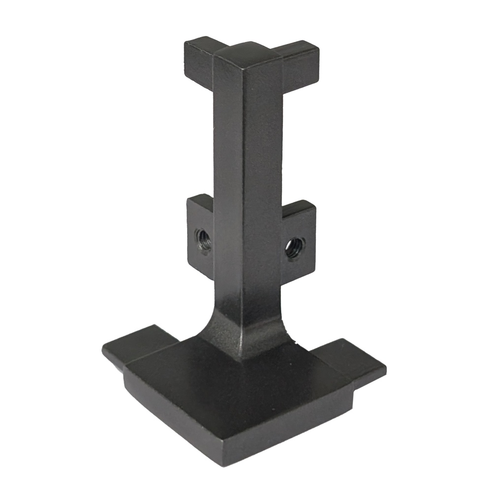 Conector de Esquina para Perfil Gola Antracita