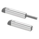 Pulsador Universal 35mm 32N Aluminio Plata