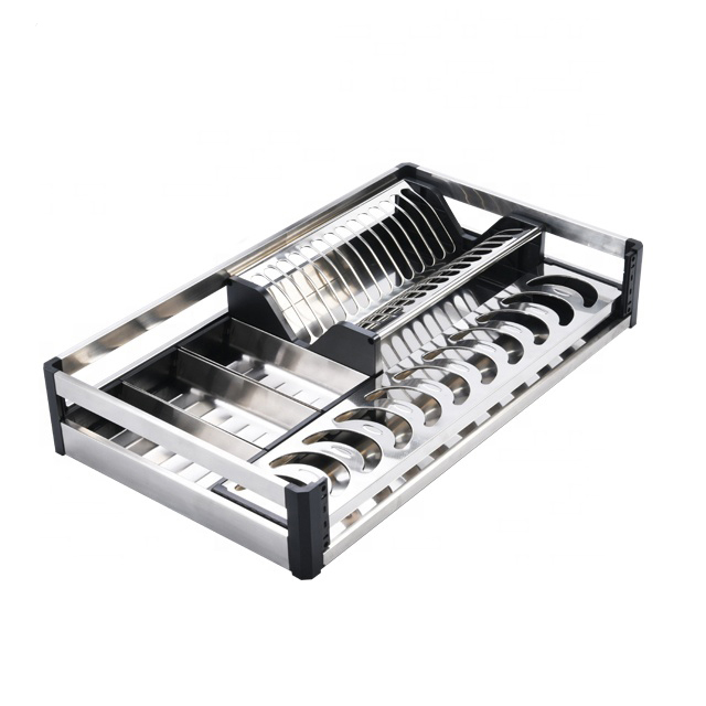 Gaveta Organizador de Platos 90 cm Serie Inox