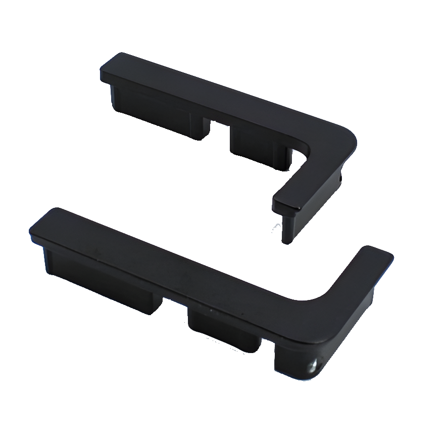Terminal para Perfil Gola Superior Negro con Cinta Led Integrada