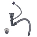 Kit de Tuberia de Desague para Fregadero de Lujo Una Tina de Acero Inoxidable #304