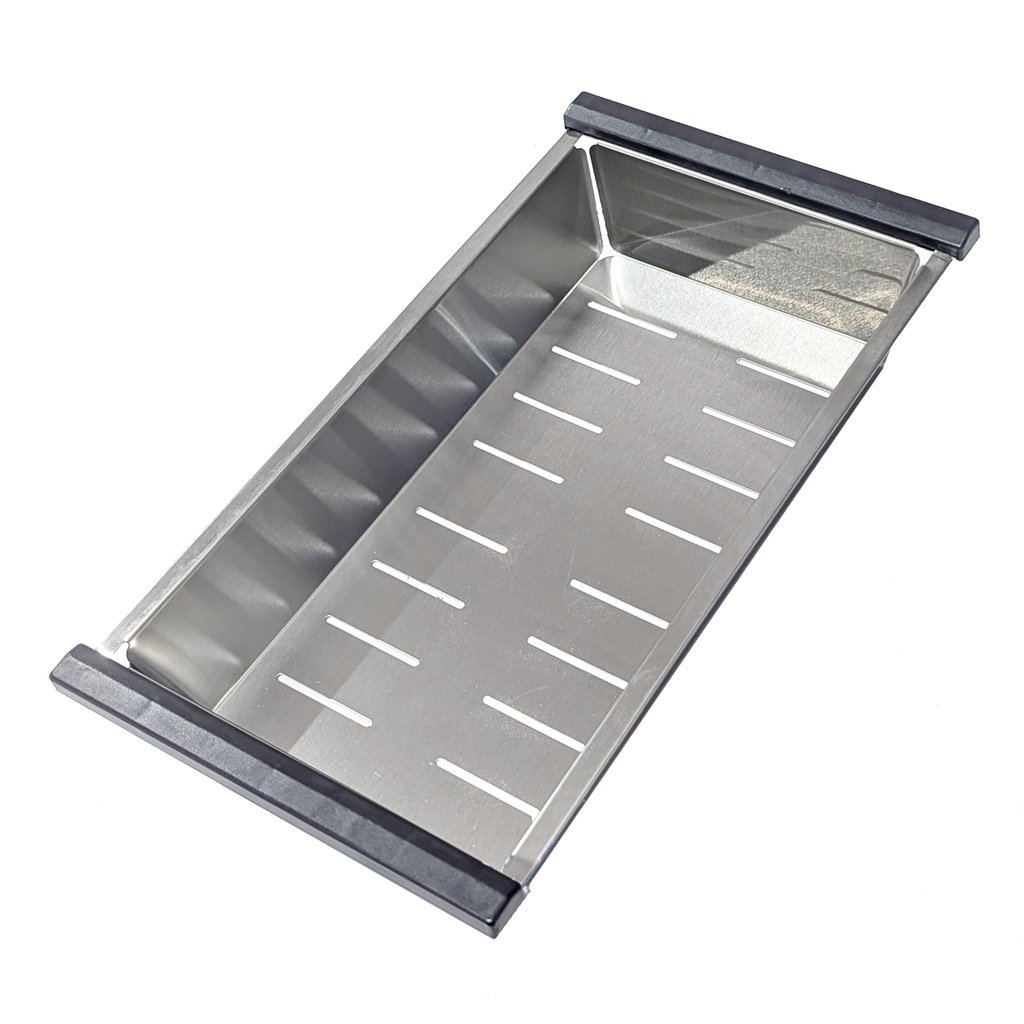 Escurridor de Vegetales de Acero Inoxidable 20x38 cm