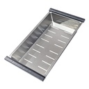 Escurridor de Vegetales de Acero Inoxidable 20x38 cm