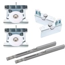 Juego de ruedas y frenos adiciones de Kit de clóset con freno