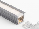 Perfil de Aluminio para Embutir con Luz Led Integrada
