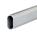Tubo Ovalado para Clóset de Aluminio Acanalado 