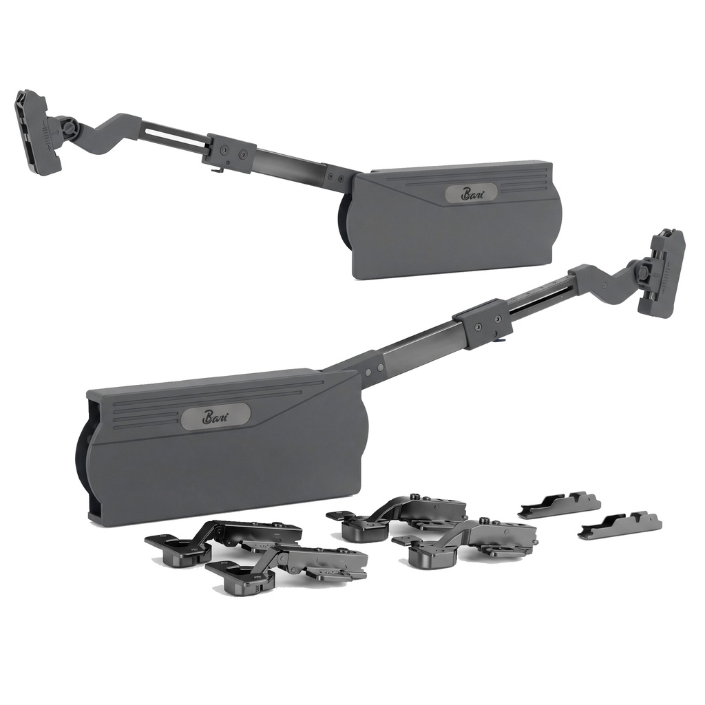 Sistema de Elevación para Puerta Doble Plegable Fuerza Ligera (L) Dark Grey