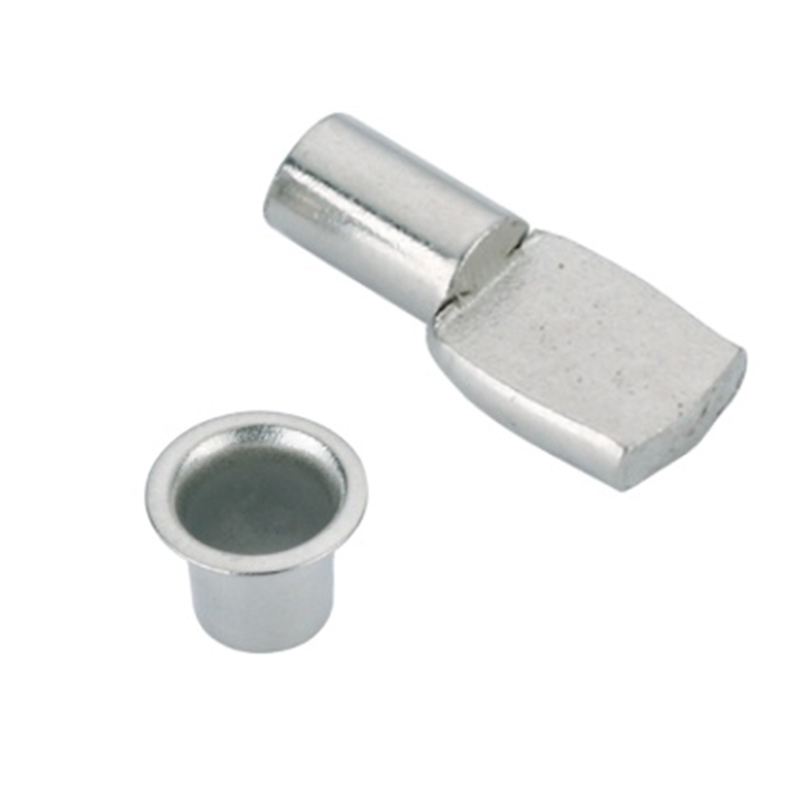 Soporte para Entrepaño Nickel Con Casquillo (1.000 pcs)