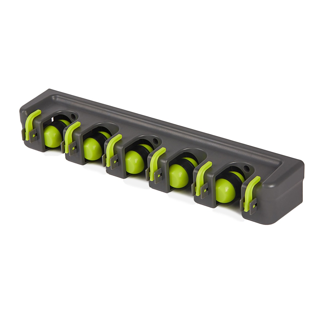 Porta Escoba de 5 Clips