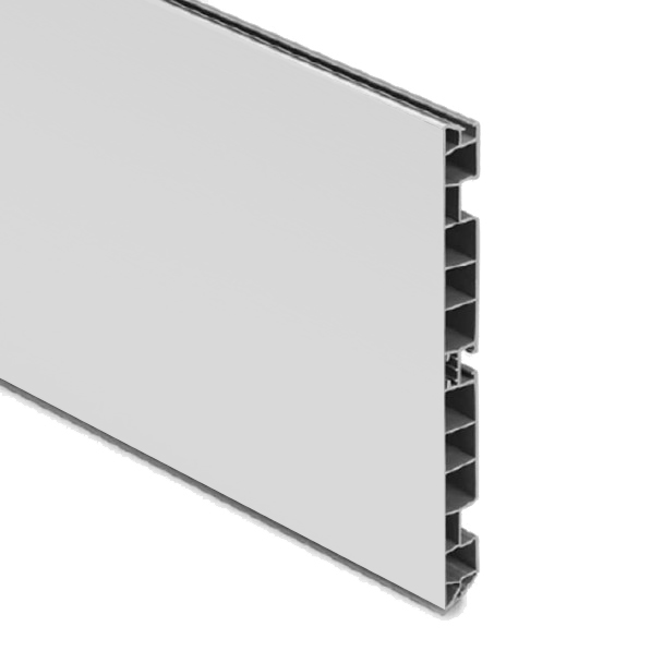 Rodapie de PVC liso 10 cm 3 mts
