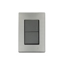 Interruptor Doble Serie Inox
