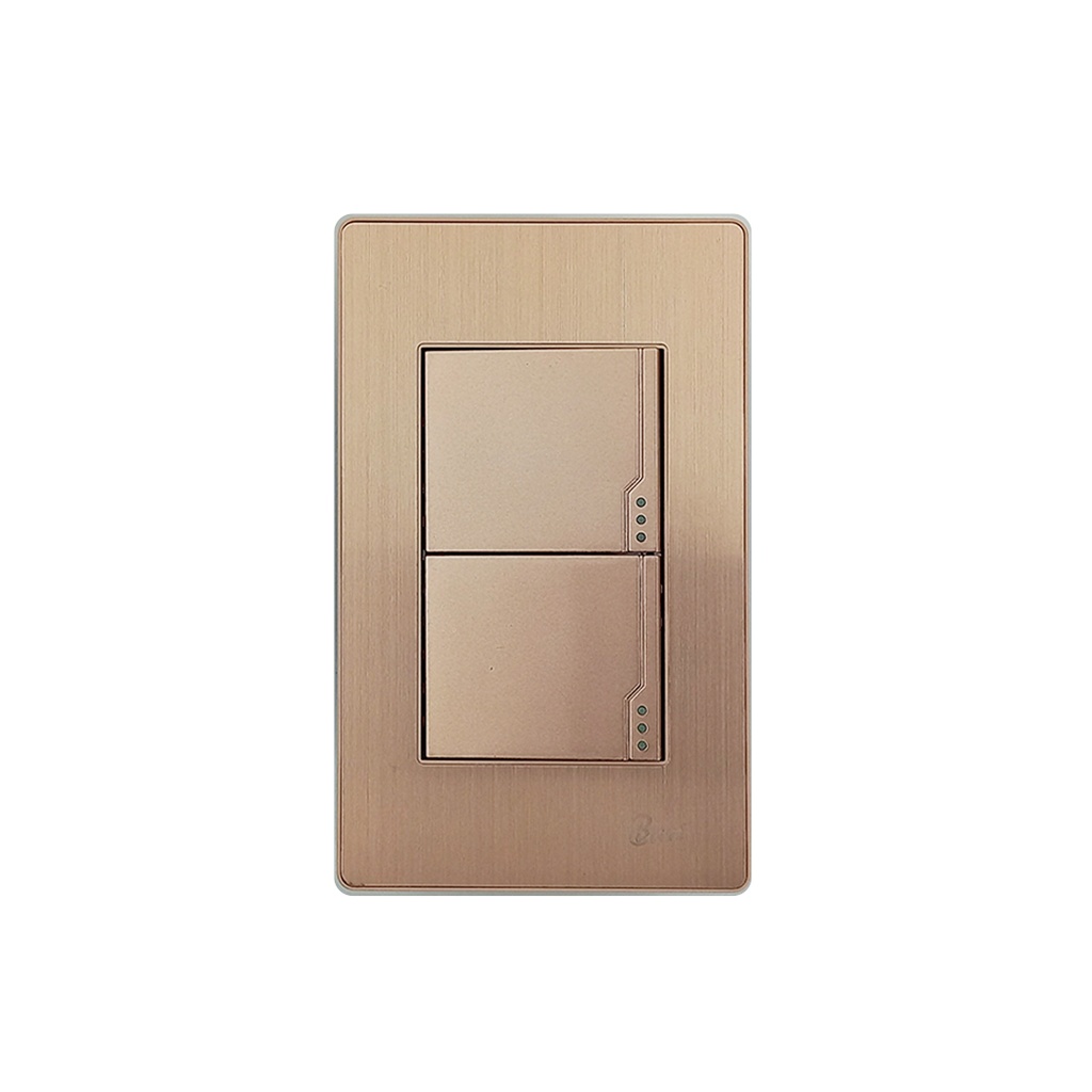 Interruptor Doble Serie Ottone