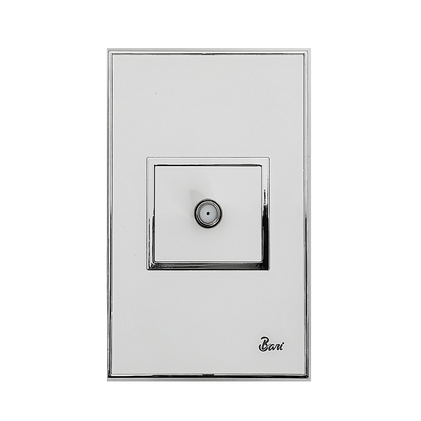 Toma para TV Serie Bianco