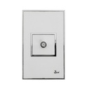 Toma para TV Serie Bianco