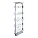 Despensa de Torre Extraible Cromada 170 cm 