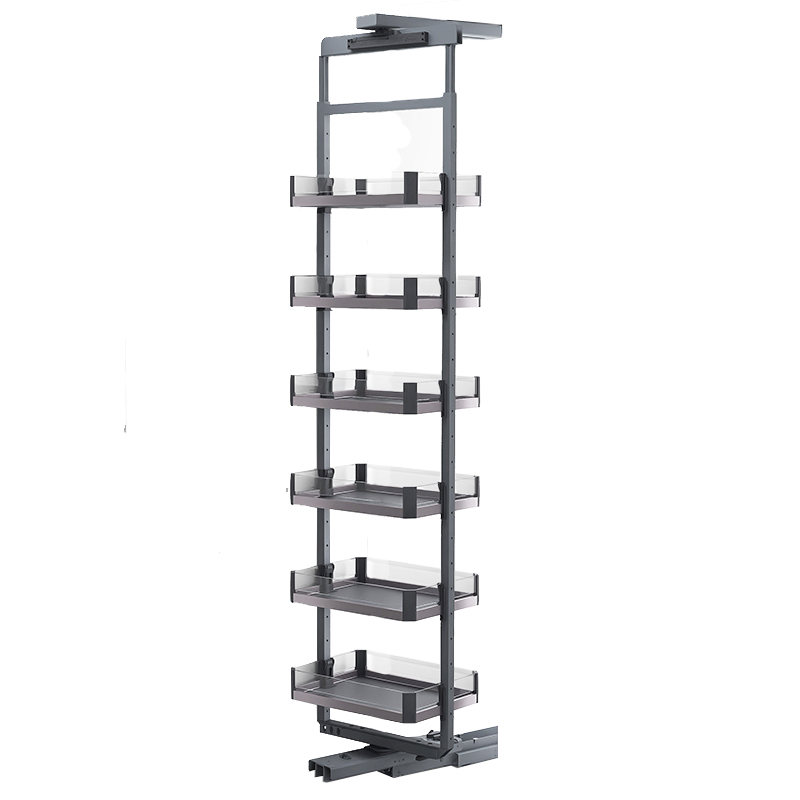Despensa de Torre Giratoria Extraible 170 cm Serie Cristallo