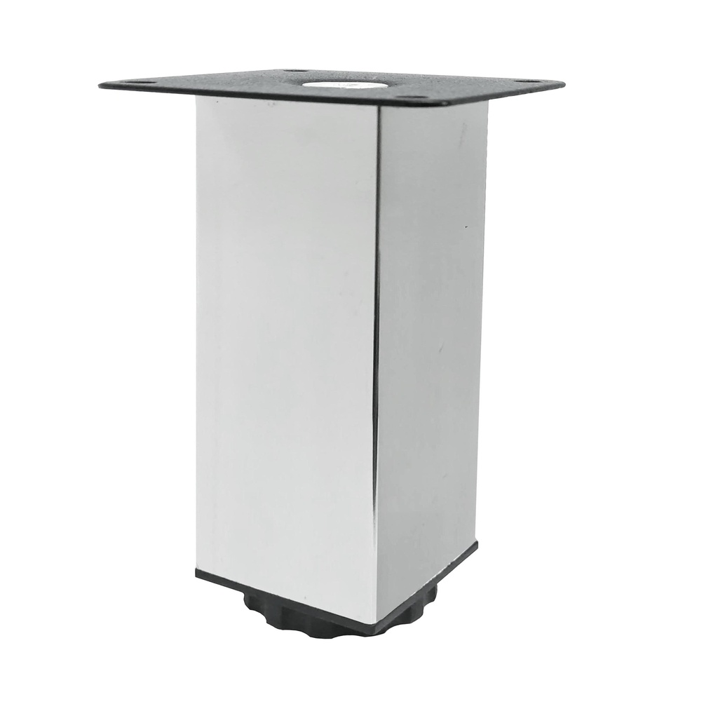 Pata para Mueble de Acero Cromado Cuadrada 5 cm